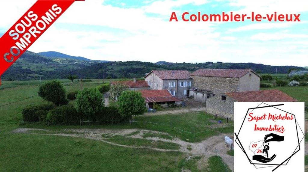 Maison COLOMBIER LE VIEUX 419900€ SAPET MICHELAS IMMOBILIER Maison COLOMBIER LE VIEUX 419900€ SAPET MICHELAS IMMOBILIER