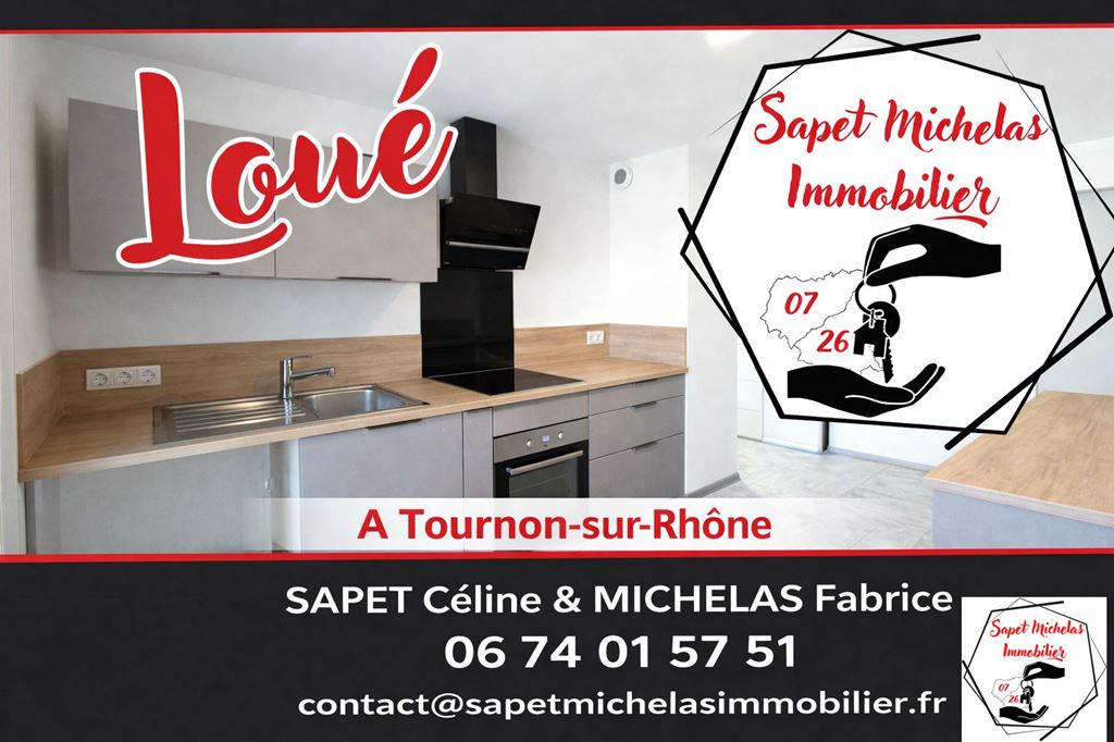 Appartement Appartement TOURNON SUR RHONE 869€ SAPET MICHELAS IMMOBILIER