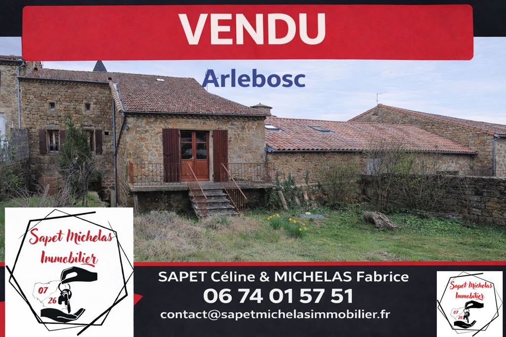 Maison ARLEBOSC 99900€ SAPET MICHELAS IMMOBILIER Maison ARLEBOSC 99900€ SAPET MICHELAS IMMOBILIER