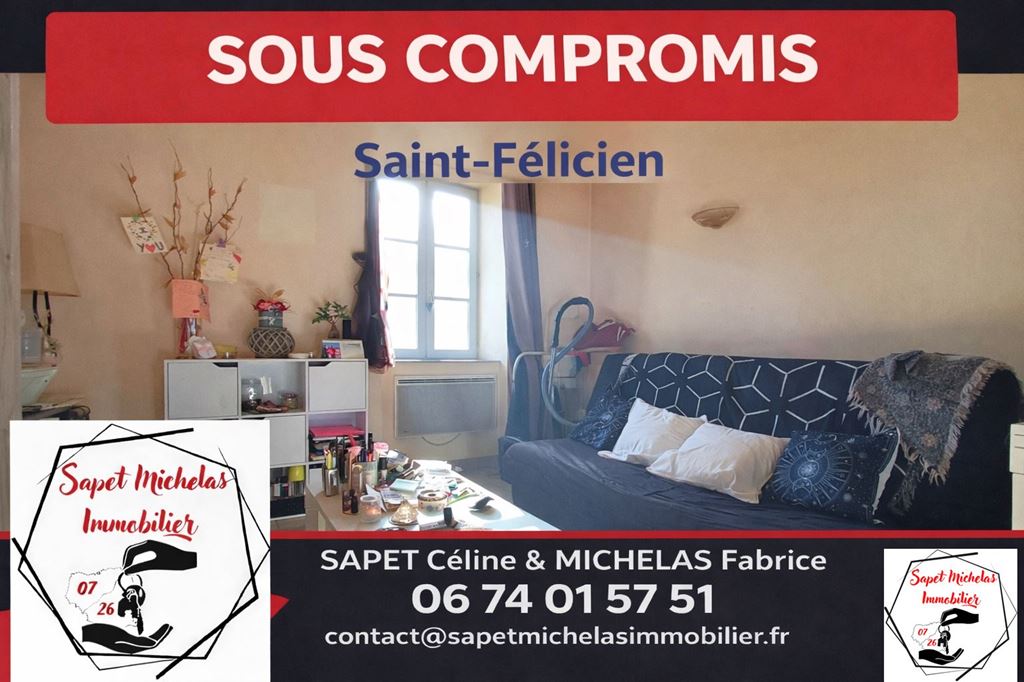 Appartement T2 ST FELICIEN 49990€ SAPET MICHELAS IMMOBILIER