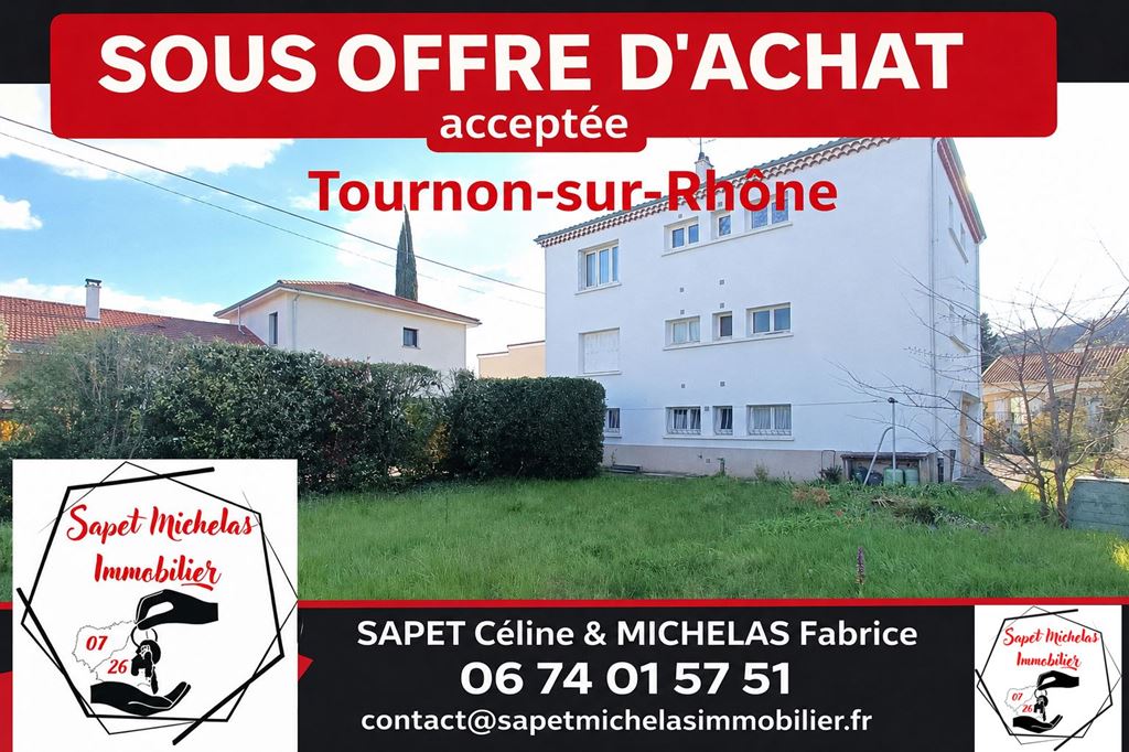 Appartement Appartement TOURNON SUR RHONE 145000€ SAPET MICHELAS IMMOBILIER
