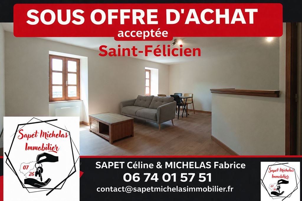Immeuble ST FELICIEN 129000€ SAPET MICHELAS IMMOBILIER