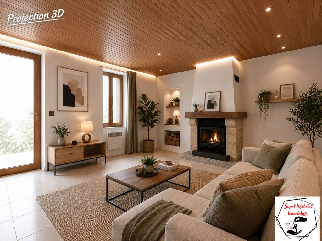 Maison GLUN 129900€ SAPET MICHELAS IMMOBILIER